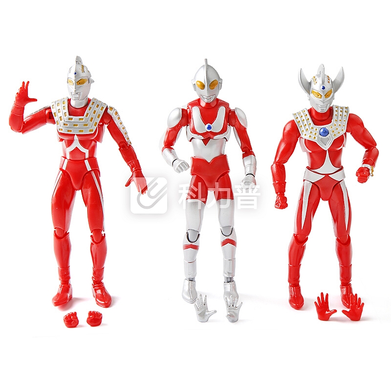 咸蛋超人 ULTRAMAN 咸蛋超人 （ULTRAMAN）奥特曼玩具 超人动漫卡通男孩玩具套装 16处关节可动玩具
