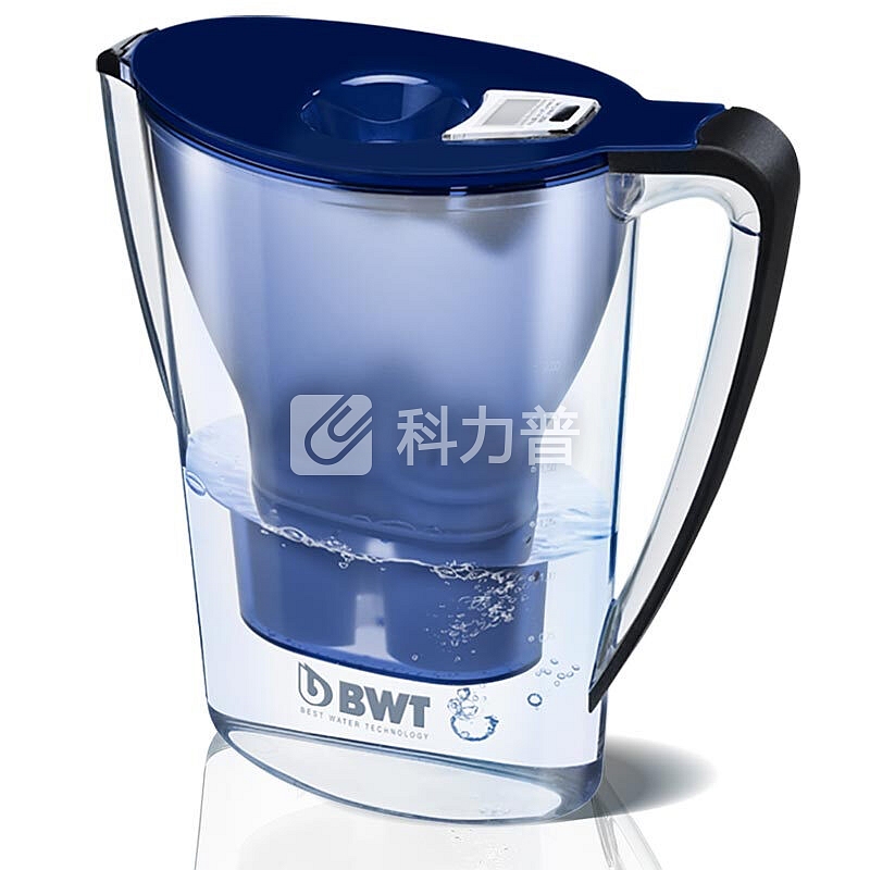 倍世(BWT)德国原装进口 过滤净水器 家用滤水壶 净水壶 Penguin2.7L深海蓝