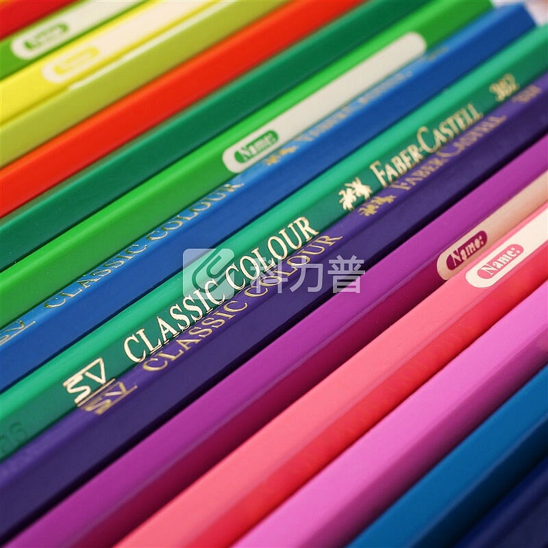 德国辉柏嘉(Faber-castell)彩色铅笔60色油性彩铅笔帘套装(60色彩色铅笔+64孔笔帘)