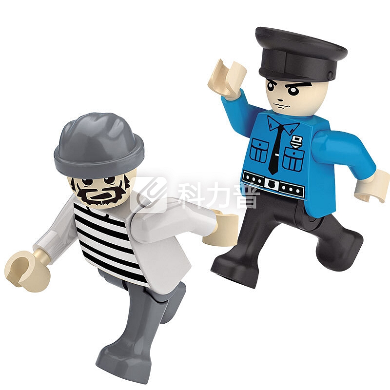 积高(COGO)新城市系列积木之警车 儿童拼装玩具 男孩启蒙益智礼物立体拼插玩具积木194片 4150-B01
