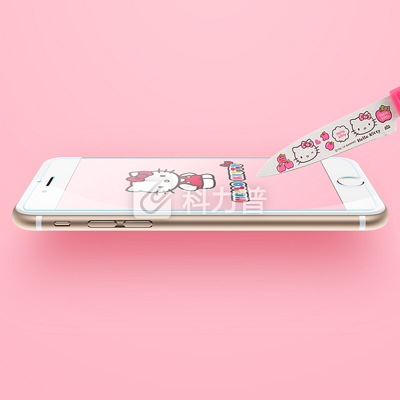 Hello Kitty 苹果iPhone8 Plus/iPhone7 Plus/6s Plus/6 Plus钢化膜 0.2mm透明玻璃膜手机保护贴膜