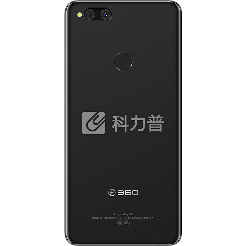 360手机 N7 Lite 全网通 6GB+128GB 幻影黑 移动联通电信4G手机 双卡双待 全面屏 游戏手机