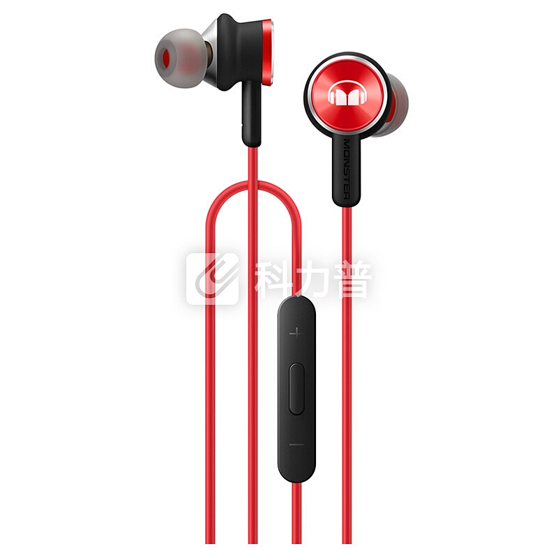 华为荣耀魔声耳机2 AM17重低音高保真立体声有线入耳式耳机 适用mate10/p10/mate9等 红色