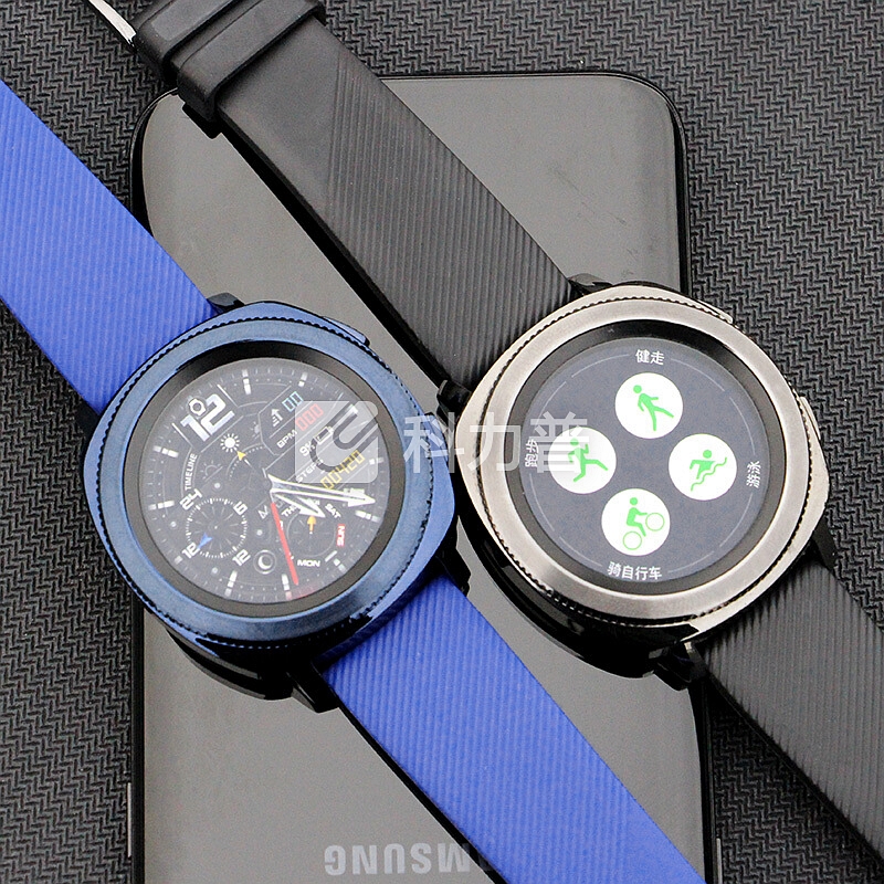 三星(SAMSUNG)Gear Sport运动手表 第二代智能手表 实时心率监测 GPS定位 兼容安卓和IOS 游泳防水 黑色