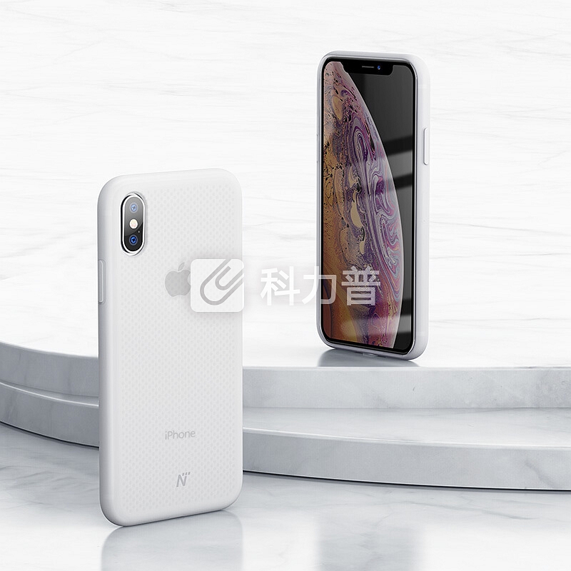 网易严选 网易智造 苹果X云感手机保护壳(轻薄款)苹果X手机套iPhoneX保护套 液态硅胶 防摔轻薄 透明白