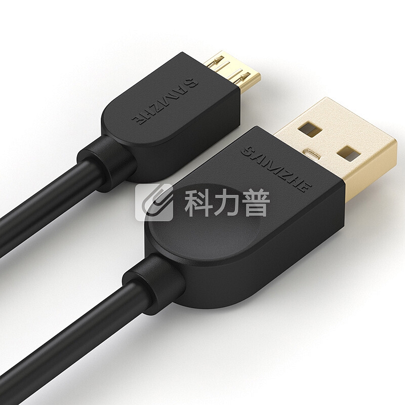 山泽 安卓数据线 手机充电线 2A快充Micro USB充电器线 支持华为小米vivo/oppo红米三星魅族 1.5米 黑色