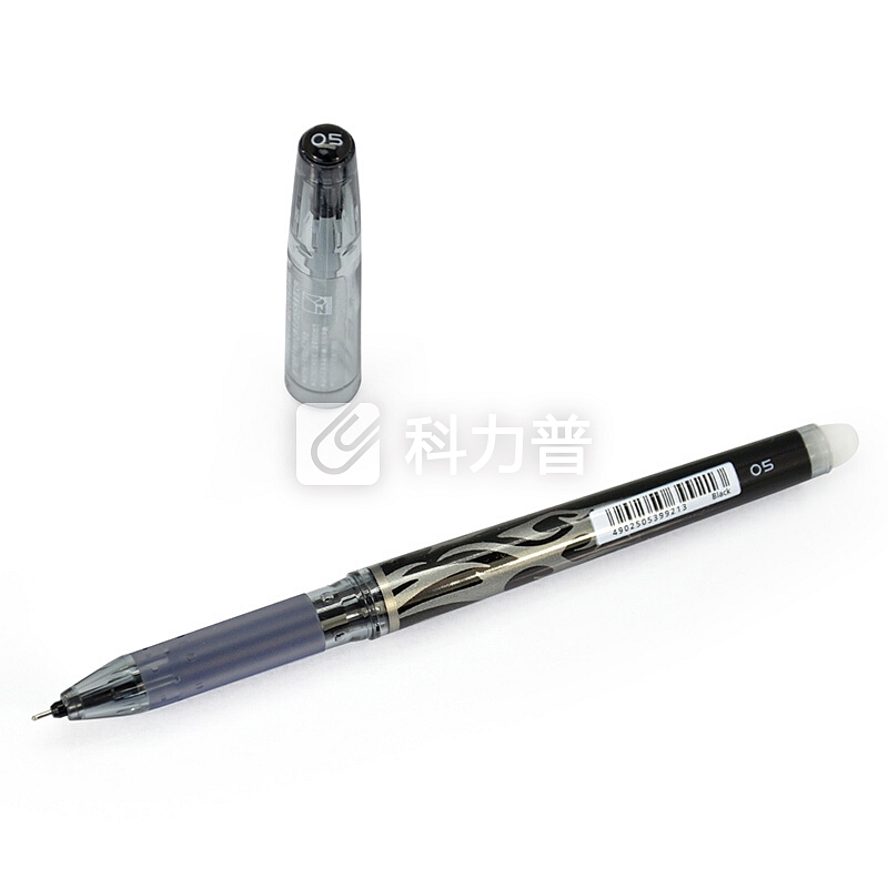 日本百乐(PILOT)针管式可擦中性笔热可擦水笔 黑色 0.5mm 12支装 BL-FRP5原装进口