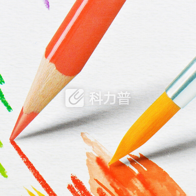 LYRA德国艺雅水溶性彩色铅笔24色彩铅笔涂色填色彩笔绘画笔纸盒套装L2531240