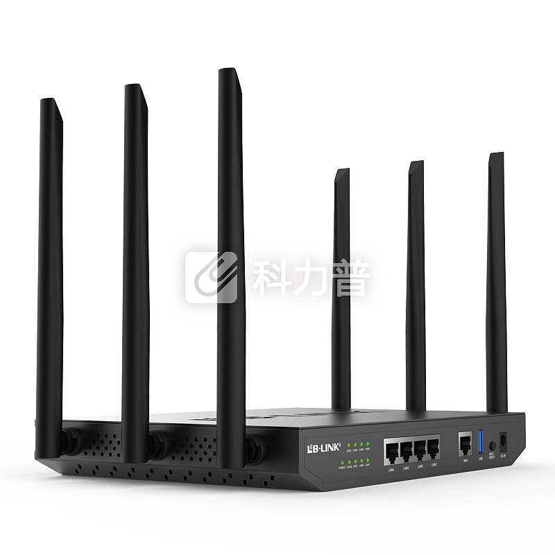 必联(LB-LINK)BL-WR4122H 双核双千兆 企业家用高速穿墙无线路由器 双频光纤级智能路由 hiwifi os系统