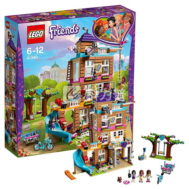 乐高(LEGO)积木 好朋友Friends心湖城友情俱乐部6-12岁 41340 儿童玩具 女孩生日礼物