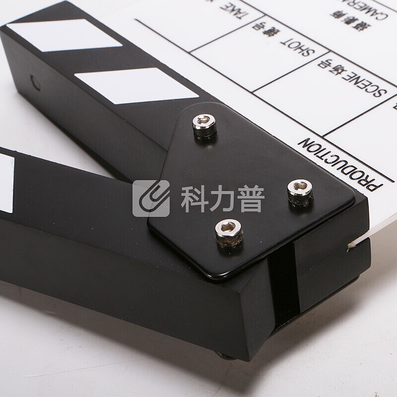 earlymen电影场记板磁铁打板开拍板导演板 30*24cm黑白条纹中英文黑色打板器场景版标记版送笔白板笔可擦拭