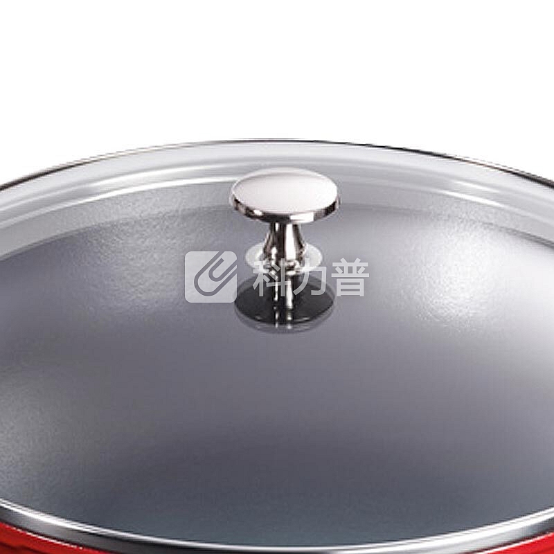 Staub Staub 法国进口 30cm珐琅铸铁锅搪瓷炒锅 红色
