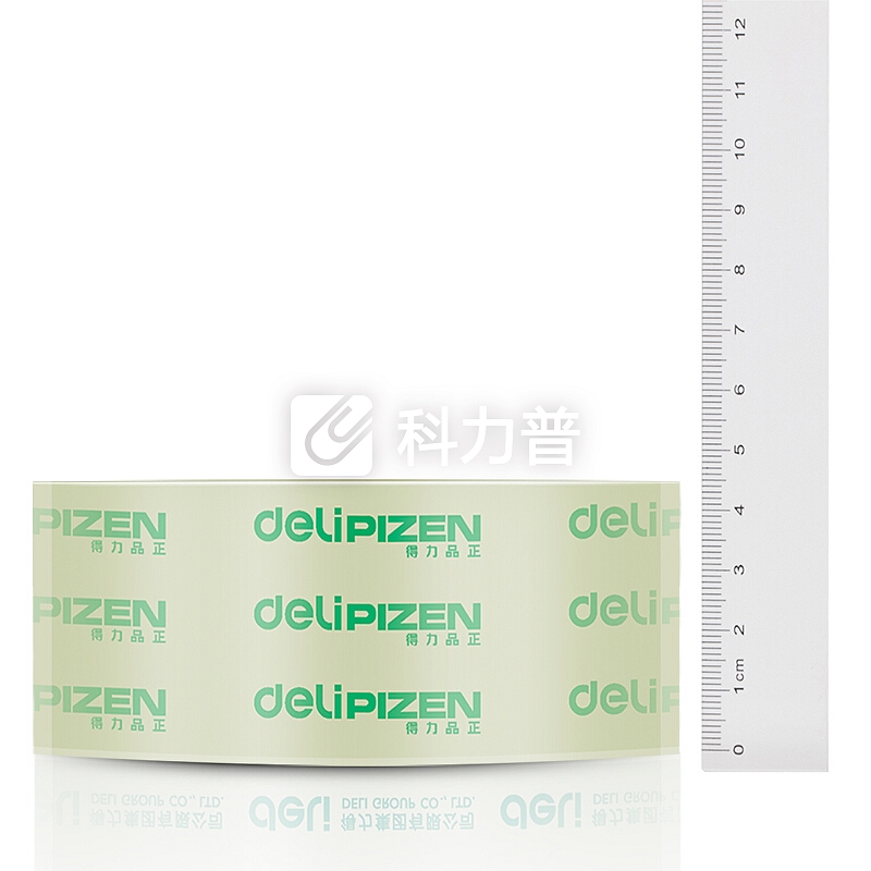 得力(deli)高品质高透明封箱胶带打包胶带45mm*60m*50um 6卷/筒 33192
