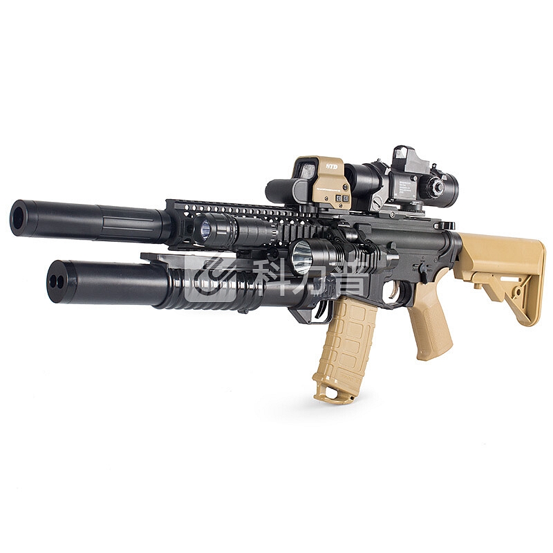 【京东优选】 吃鸡同款尼龙兵锋MK18连发水水蛋电动玩具抢冲锋抢真CS模型 兵锋尼龙版-高J配置 【送礼包】共2弹夹2电池