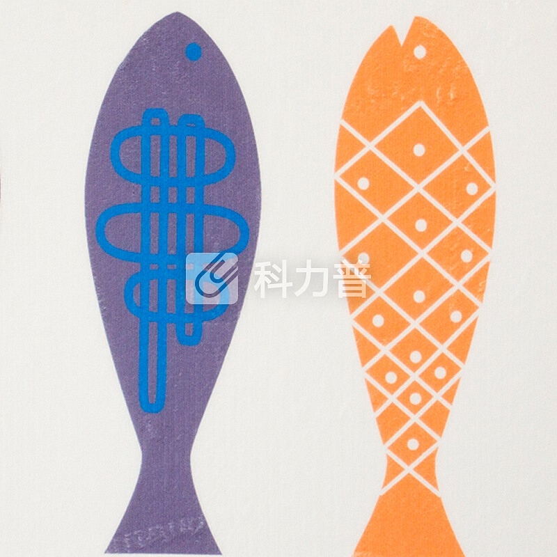 青苇 个性印染 地垫门垫 吸水防滑 浴室厨房脚垫 鱼45*115cm