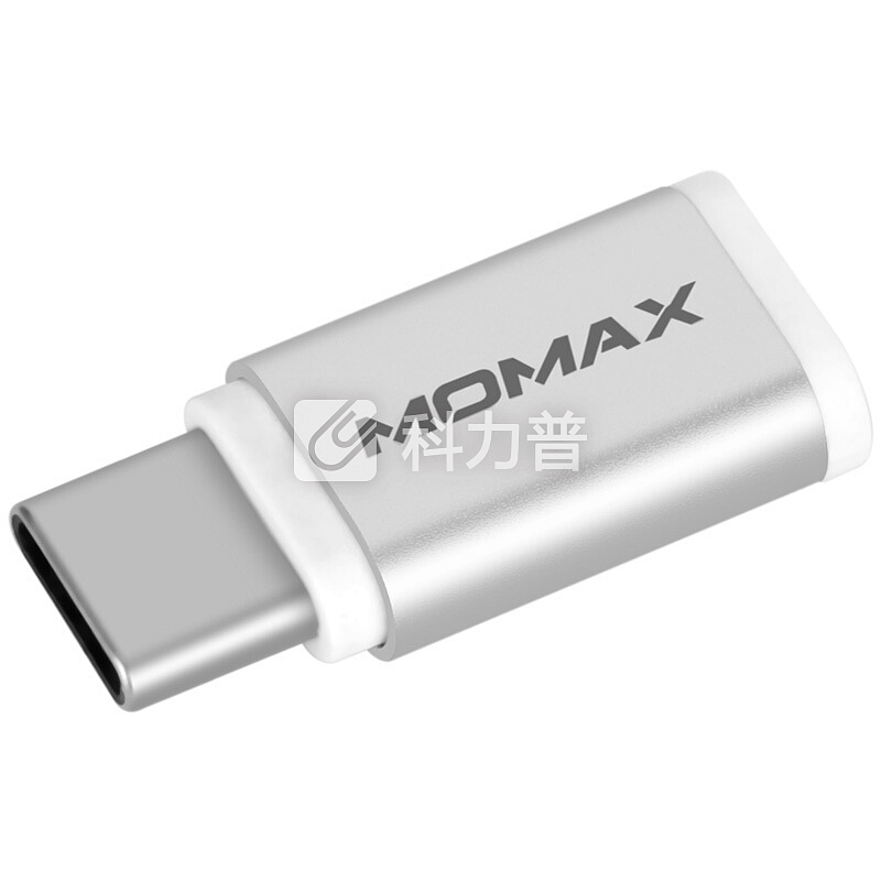 摩米士 摩米士MOMAX Type-C转接头安卓MicroUSB转Type-C转接头手机数据充电线转换头适用华为小米三星等 银色