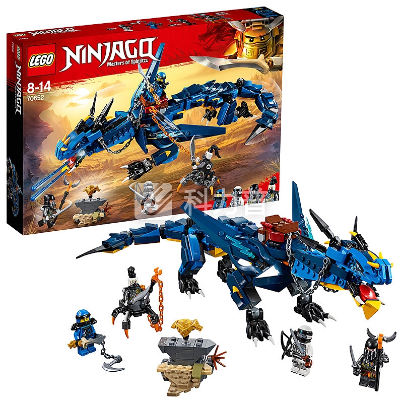 乐高(LEGO)积木 幻影忍者Ninjago雷电暴风神龙8-14岁 70652 儿童玩具 男孩女孩生日礼物