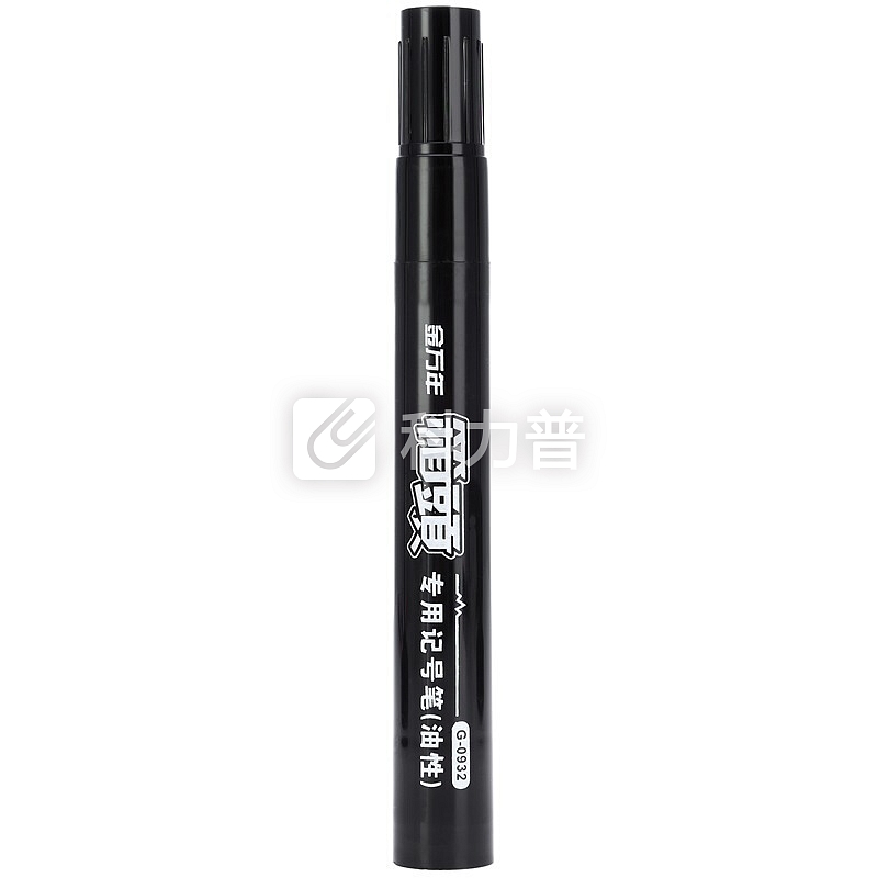 金万年 GENVANA 金万年(Genvana) G-0932 单头油性记号笔-黑色(10支装)