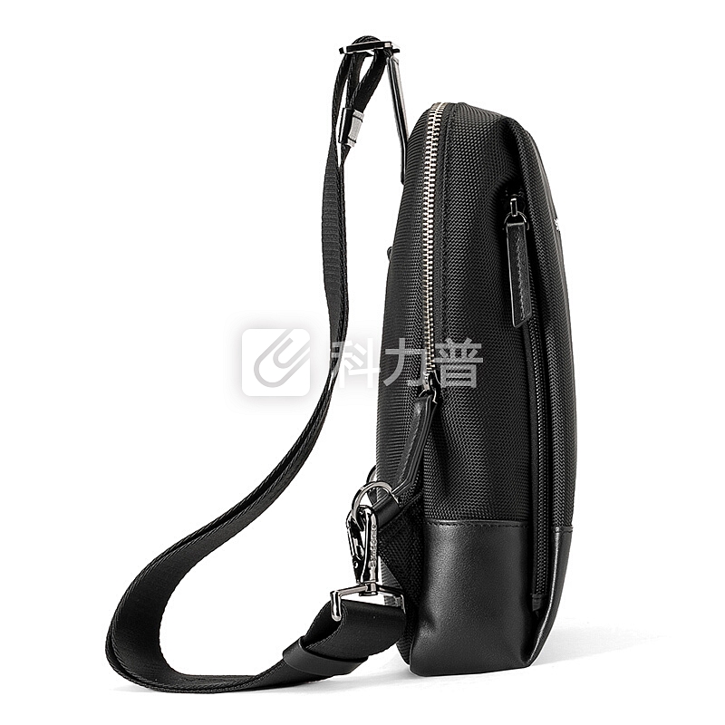 新秀丽 Samsonite Samsonite/新秀丽男士胸包时尚休闲单肩包配皮户外运动包斜挎包45Q黑色