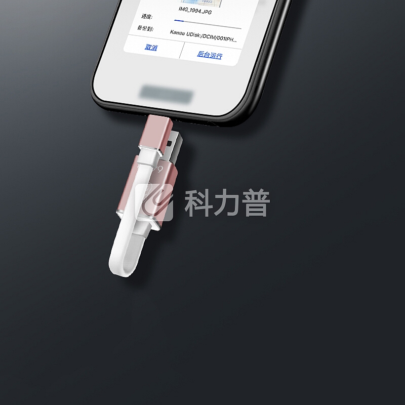 川宇 川宇 64G Lightning USB3.0 苹果U盘 AU610 玫瑰金 官方MFI认证 手机电脑两用 iPhone/iPad轻松扩容