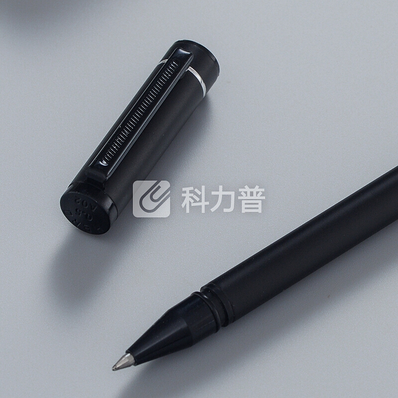 英雄(HERO)A206黑色金属0.5mm学生文具中性笔 签字笔 水笔三支装