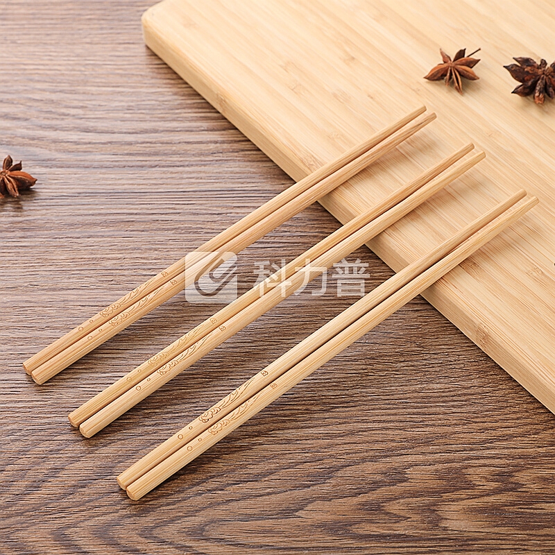 唐宗筷 唐宗筷 竹筷子 日式筷 餐馆家用竹筷子套装 10双装C6252