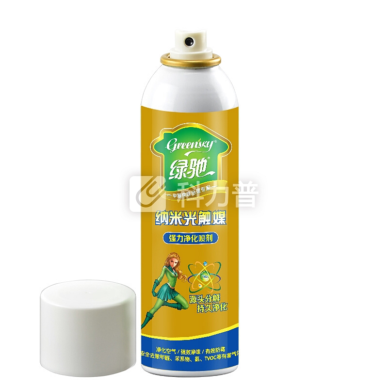 绿驰 纳米光触媒甲醛清除剂 新房装修家具汽车内去除甲醛苯喷雾剂 除味去油漆味 强力型450ml
