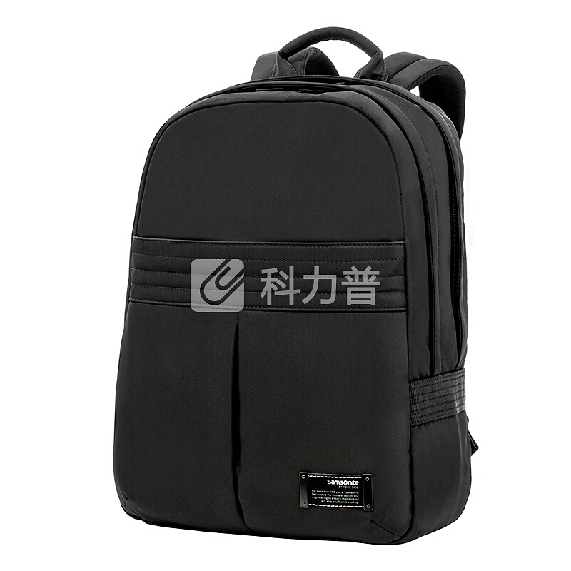 Samsonite/新秀丽双肩包都市休闲电脑包简约时尚大容量书包DI1黑色