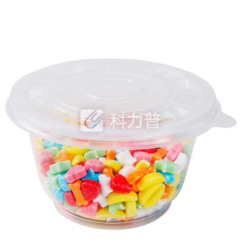 美丽雅 方便餐碗圆型500ml*10套装 一次性餐盒打包盒饭盒快餐盒外卖保鲜盒