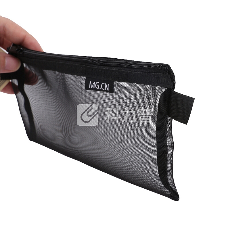 晨光 M＆G 晨光(M&G)透明网纱笔袋黑色1个装APB95494 中号黑色