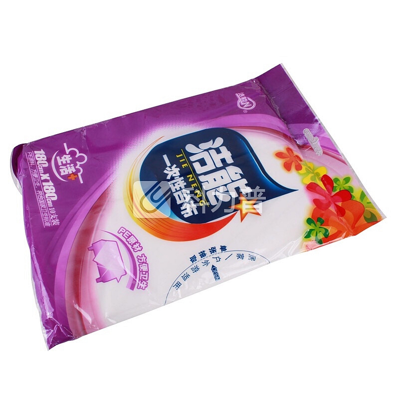 洁能 洁能 PE材质一次性桌布台布 外出野营烧烤用桌布（180c*180cm*10片）3863