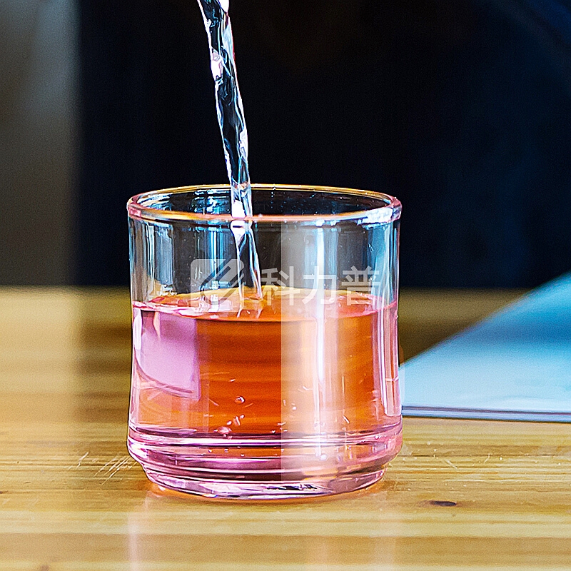 雅集 160ml玻璃小茶杯2个 家用品茗杯 透明个人茶杯 功夫茶具