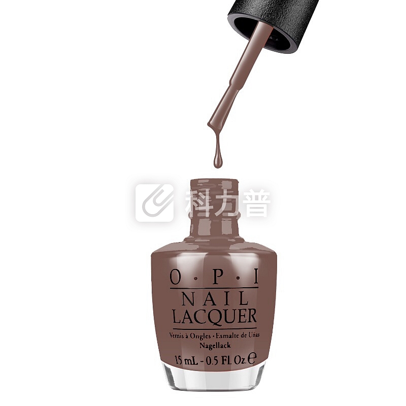 OPI 指甲油栗子褐 15ml 浅灰褐色NLB85 持久不掉色快干无毒不可剥美国正品美甲(新老包装更换随机发货)