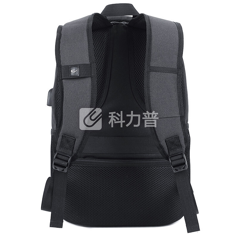 Landcase 多功能电脑包15.6英寸商务双肩包男女休闲旅行包 3436黑色