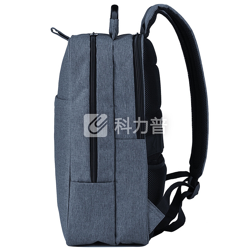 法国乐上(LEXON) 双肩包电脑包14/15.6英寸男士笔记本包商务背包双隔层 灰蓝色(厂家直发)