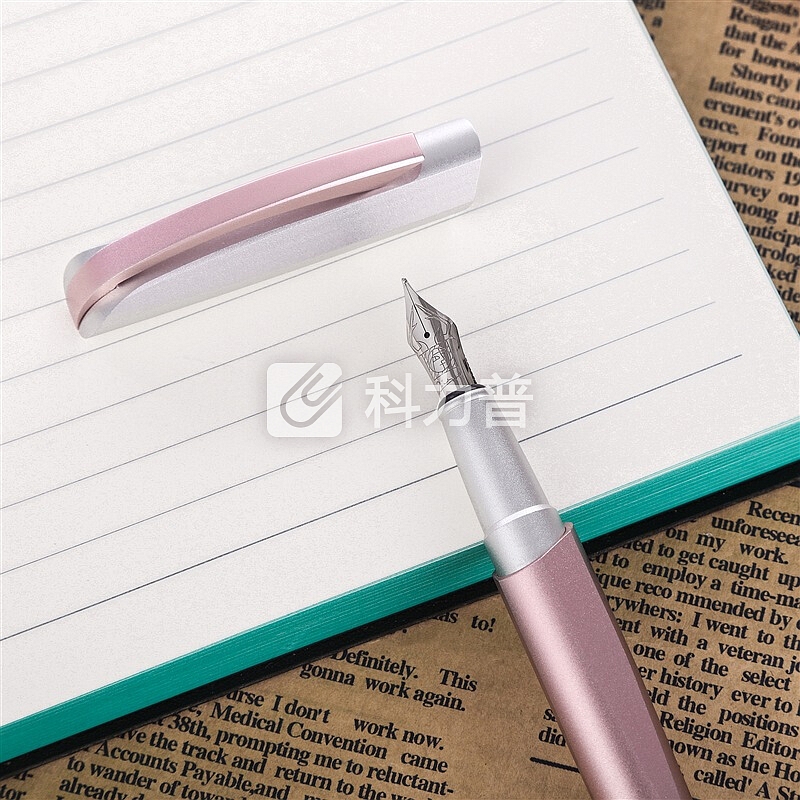 毕加索(pimio)钢笔签字笔女士商务办公礼品成人学生用0.5mm墨水笔黎曼之美系列960蔷薇粉