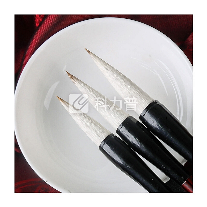六品堂 得心应手初学狼毫书法羊毫国画毛笔狼羊兼毫大楷中楷小楷毛笔 文房四宝湖笔 中楷 1支装
