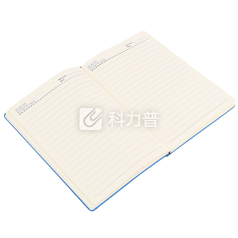 正彩(ZNCI)A5/96张商务记事本/日记本/笔记本/记录本/会议本/皮面本子 4303-A5蓝色(3本装)