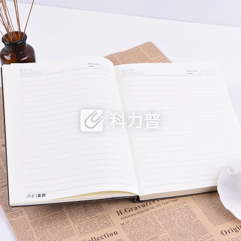 正彩(ZNCI)B5软面抄系列记事本/商务办公用品笔记本文具/会议记录本/日记本子136页 4317-B5咖啡色