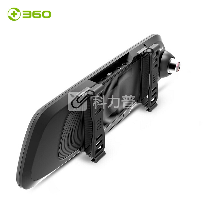 360行车记录仪后视镜版 M301p 高清夜视 前后双录倒车影像停车监控 wifi连接 APP管理