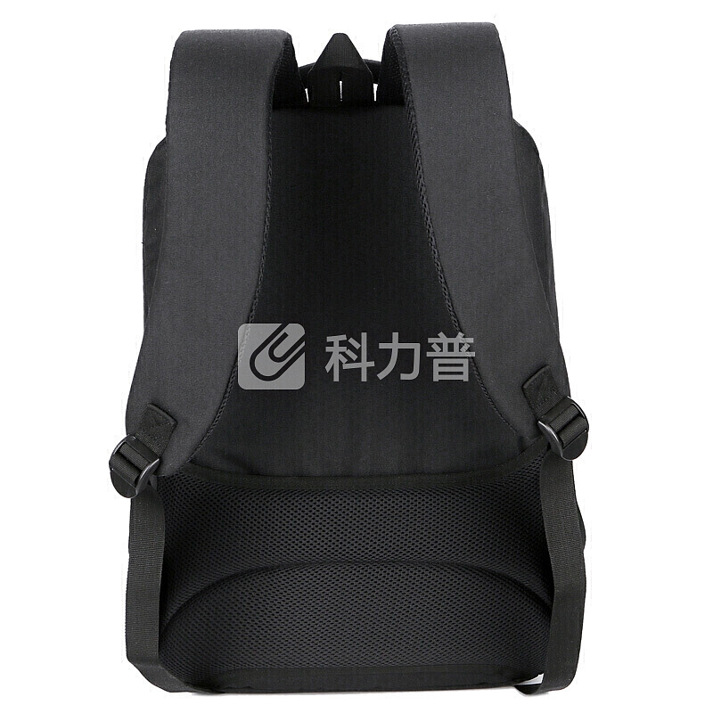 云动力 双肩电脑包15.6英寸 男士商务防水笔记本电脑包时尚休闲充电书包YD100M黑色
