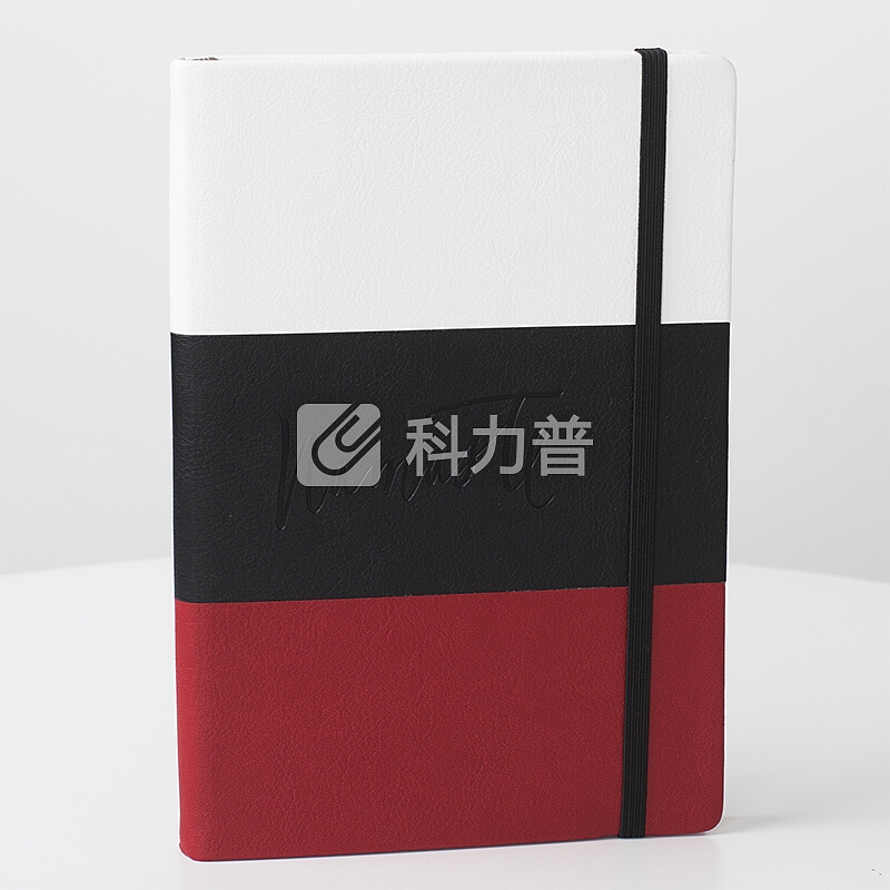 信发(TRNFA)TN-PS939H A5记事本/拼色皮面时尚笔记本 清新文艺捆绳系商务日记本米黄纸(红白黑)