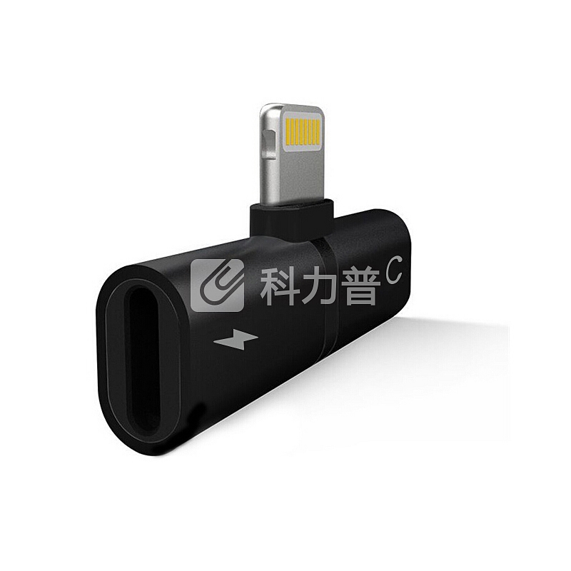 希讯 (HOPECENT) lighting接口苹果音频转接头 P-01希讯转接头 充电/听歌/通话三个一接头 陨石黑