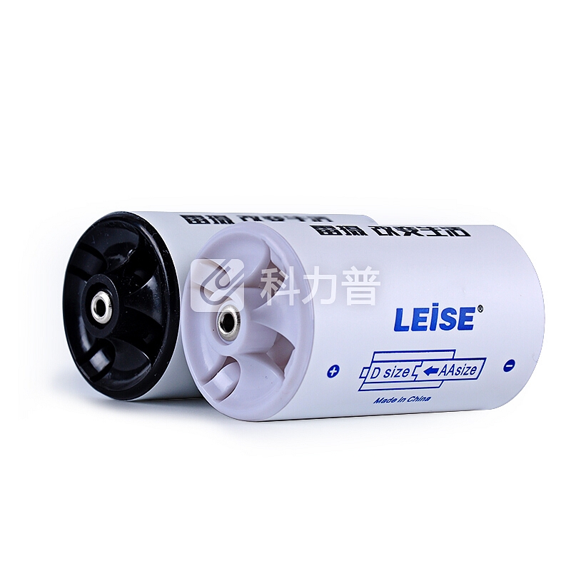 雷摄(LEISE)806 1号电池转换器套装(配2节1号转换器+2节5号2700毫安充电电池)燃气灶/热水器专用