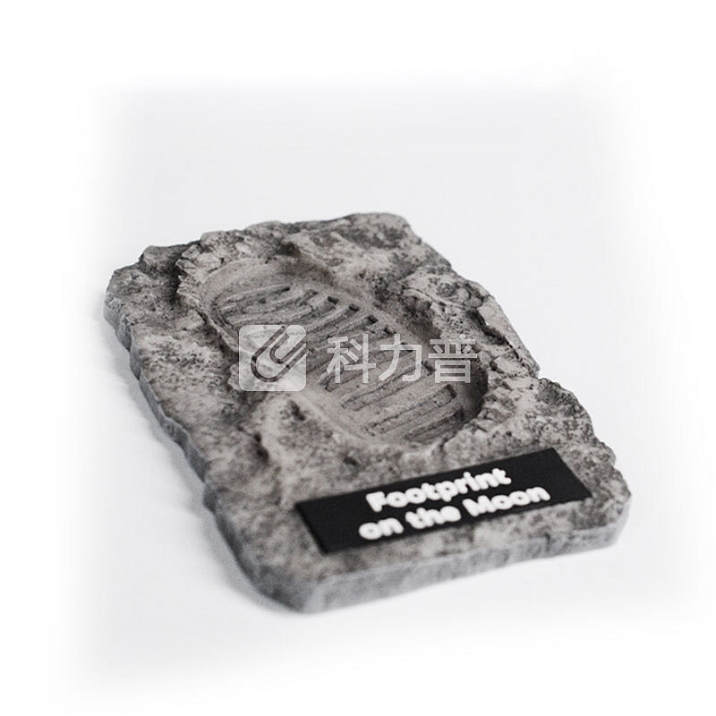 航天文创 航天文创（AstroReality） 月球上的脚印AR磁贴冰箱贴 阿波罗11号登月 手办 创意礼物 黑科技 星球贩子