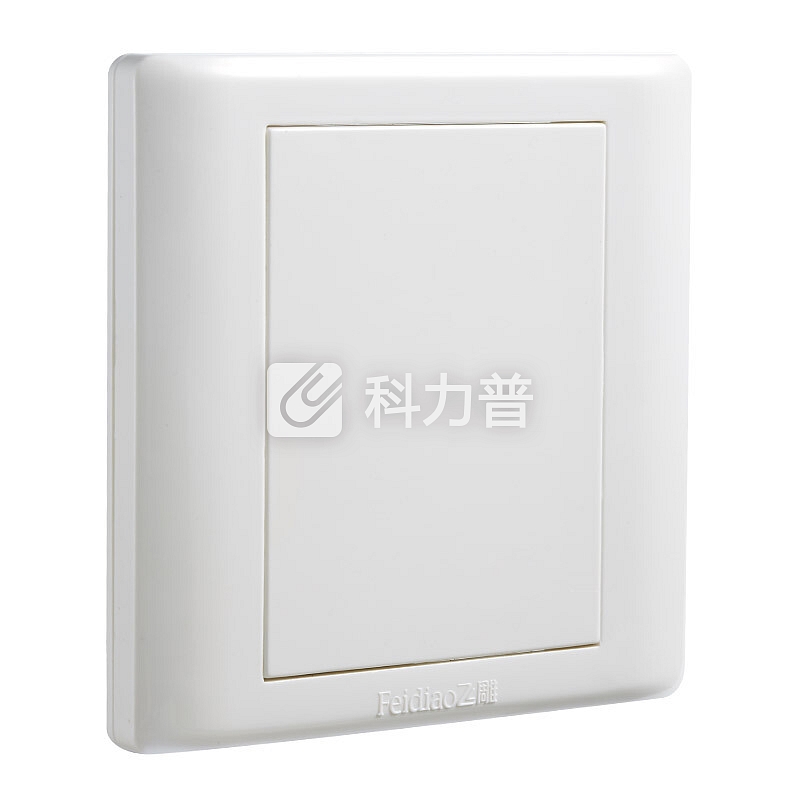 飞雕 飞雕（FEIDIAO）开关插座面板 空白面板 插座盖板空面板白盖板 盖线盒 86型A3嘉润白