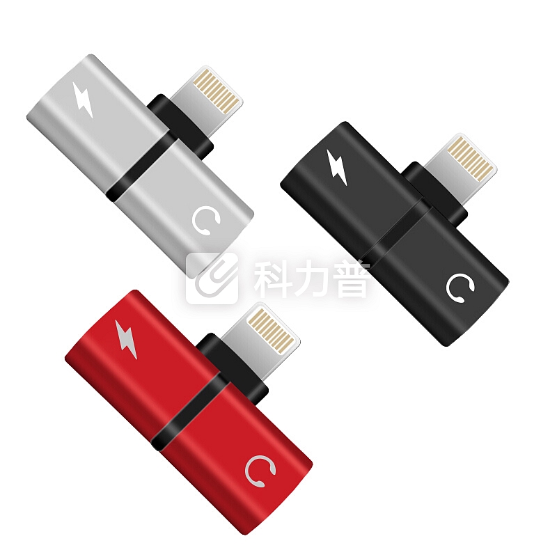 莫凡 苹果X耳机转接头 iPhoneX/XS/XS Max/XR/8/7plus二合一音频Lightning转换头 充电听歌吃鸡语音神器 黑色