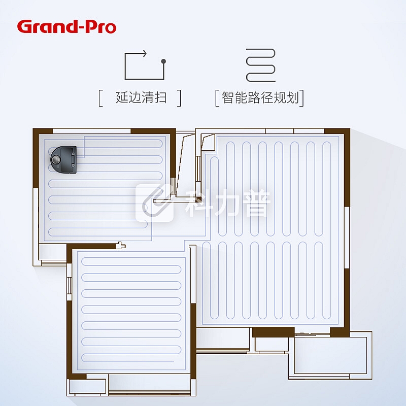 格兰博 Grand-Pro 格兰博（Grand-Pro）扫地机器人 激光导航规划全自动智能家用吸尘器CH880