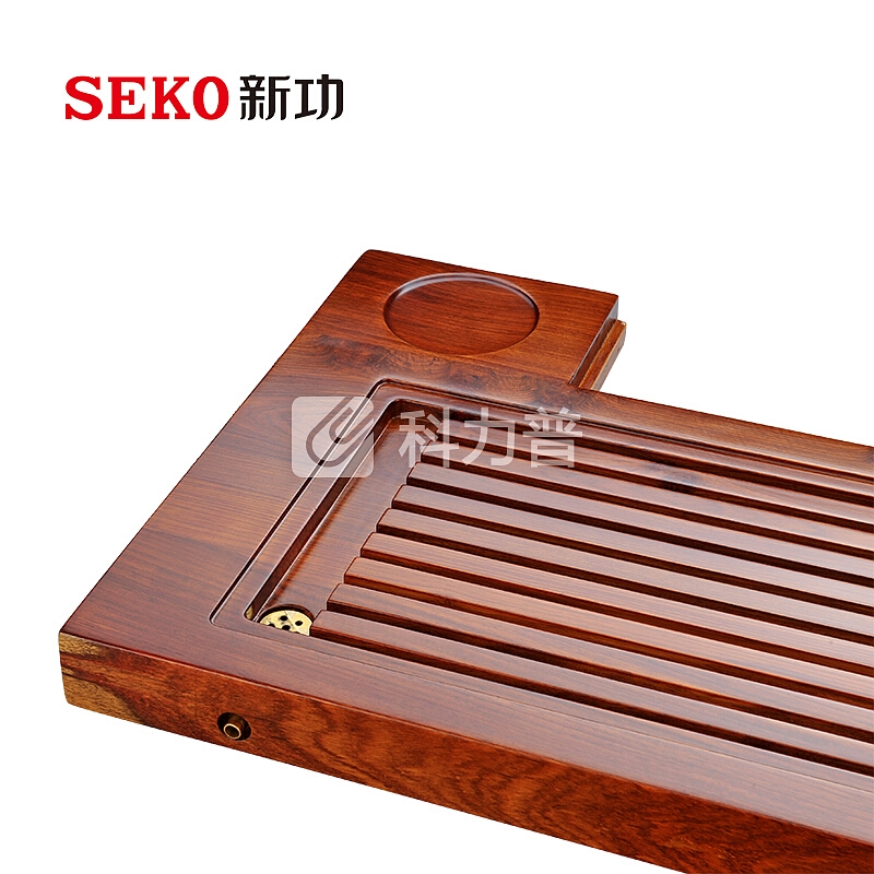 新功 SEKO 新功（SEKO）智能茶具花梨木茶盘四合一茶具套装整块实木功夫茶具 F176配F101