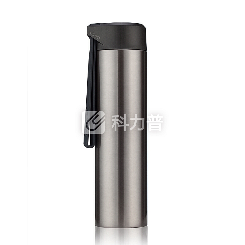 【全场五折】不锈钢保温杯茶杯商务简约创意水杯旋转盖轻量杯便携旅行户外直身杯 闪耀 钛金灰 钛金灰 330ML